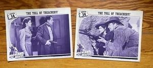 Overland Mail (1942) Set of 2 Movie Lobby Cards Western Action Film Serial - Picture 1 of 6