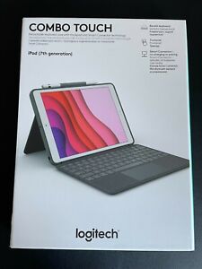 Logitech Combo Touch iPad 10.2" Keyboard Folio Case - 7th, 8th, 9th Generation