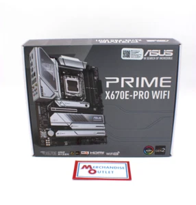 Asus Prime X670E-PRO AMD X670 Sockel AM5 ATX DDR5-SDRAM Mainboard - Bild 1 von 4