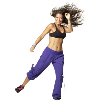 PANTALONES CARGO ZUMBA se convierten a Capri RARO Harrods Reino Unido SIENTE LA MÚSICA - S M L XL Foto 1 de 4