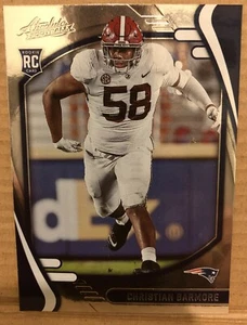 Christian Barmore (New England Patriots) 2021 Absolute Rookie Foil Football Card - Bild 1 von 1