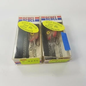 Vintage Rebel DEEP TEENY RUNNER Noisemaker D9240 Fishing Crankbait Lure - Picture 1 of 5