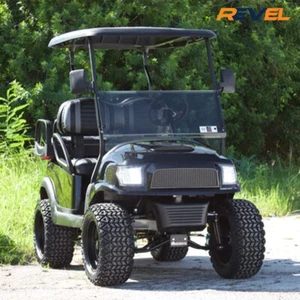 Club Car Precedent MadJax Alpha Street Black Golf Cart Body Kit (2004-Up) - Picture 1 of 4