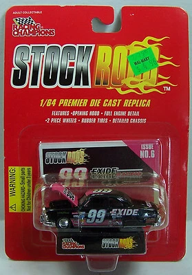 1997 Racing Champions 1:64 JEFF BURTON #99 Exide Ford STOCK ROD Issue No. 6 - Image 1 of 4
