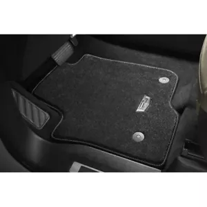 2021-2025 Cadillac Escalade Front & Rear Carpet Floor Mats 85105137 Black OEM GM - Picture 1 of 2
