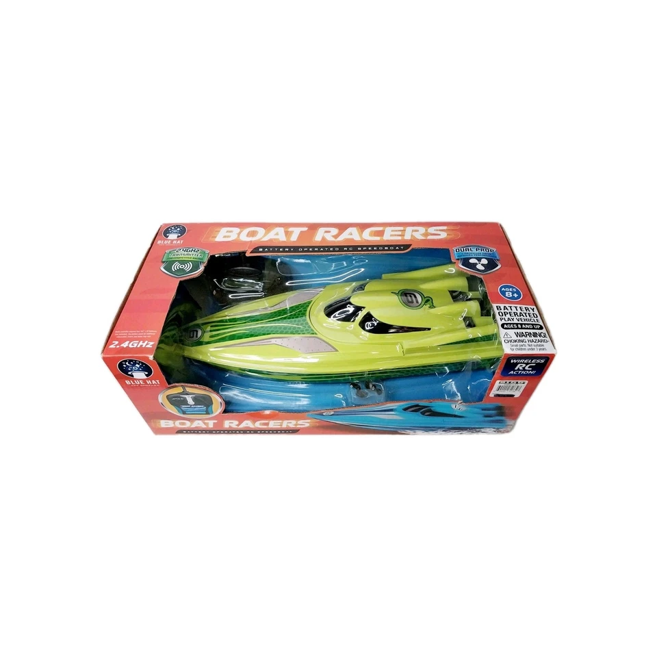 Boat Racers☆ Battery Operated Remote Control Speedboat~ With 2.4 GHZ Controller - Image 1 of 4