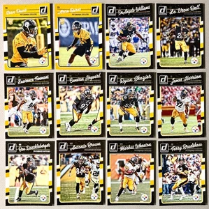 2016 Donruss Pittsburgh Steelers Team Card Set Roethlisberger Panini - Picture 1 of 1