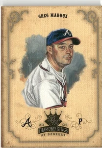 2004 Donruss Diamond Kings DK Baseball HOF Greg Maddux Atlanta Braves #113 - Picture 1 of 2