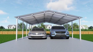 New 6.2m Double Carport Shelter Kit - AUGUST SALE! - Picture 1 of 6
