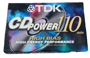 TDK 110 Minuten CD Power High Bias Cassette Tape - Bild 1 von 3