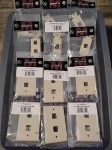 Menge 6 Morris 88102 1 Port Datenschild & 6 88144 2 Port - Bild 1 von 2