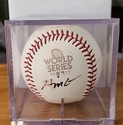 BRIAN McCANN 2017 World Series AUTOGRAPHED baseball No COA  ASTROS - Image 1 of 4