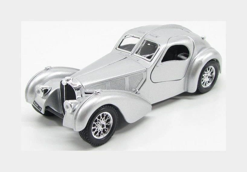 1 24 BURAGO Bugatti Atlantic 1936 Silver BU22092S