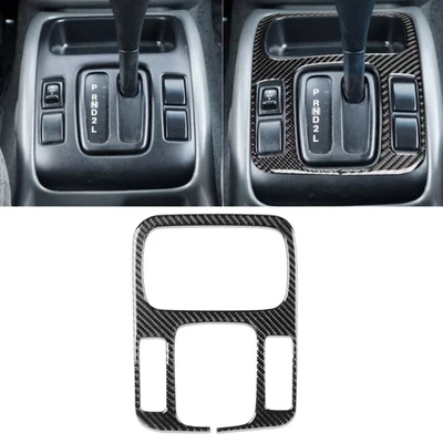 1x Para Suzuki Grand Vitara Tracker 1999-2004 Fibra de Carbono Panel Engranaje Cubierta Borde Foto 1 de 4