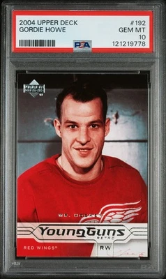 2004 Upper Deck Young Guns Gordie Howe #192 PSA 10 #9778 - Image 1 of 2