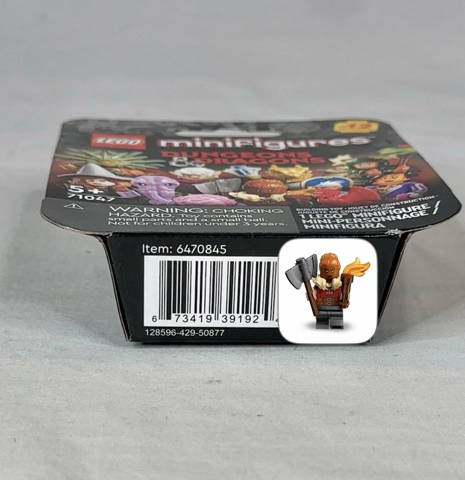 LEGO Dungeons & Dragons Minifigura 71047 Enano Bárbaro DnD CMF Sellado Nuevo Foto 1 de 4