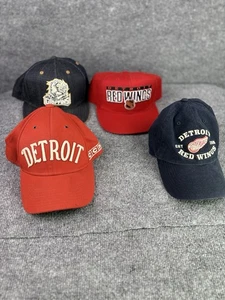Menge 4 Detroit Red Wings NHL Centre Ice SnapBack Ccm 47 Brand Griffins Lot - Bild 1 von 14