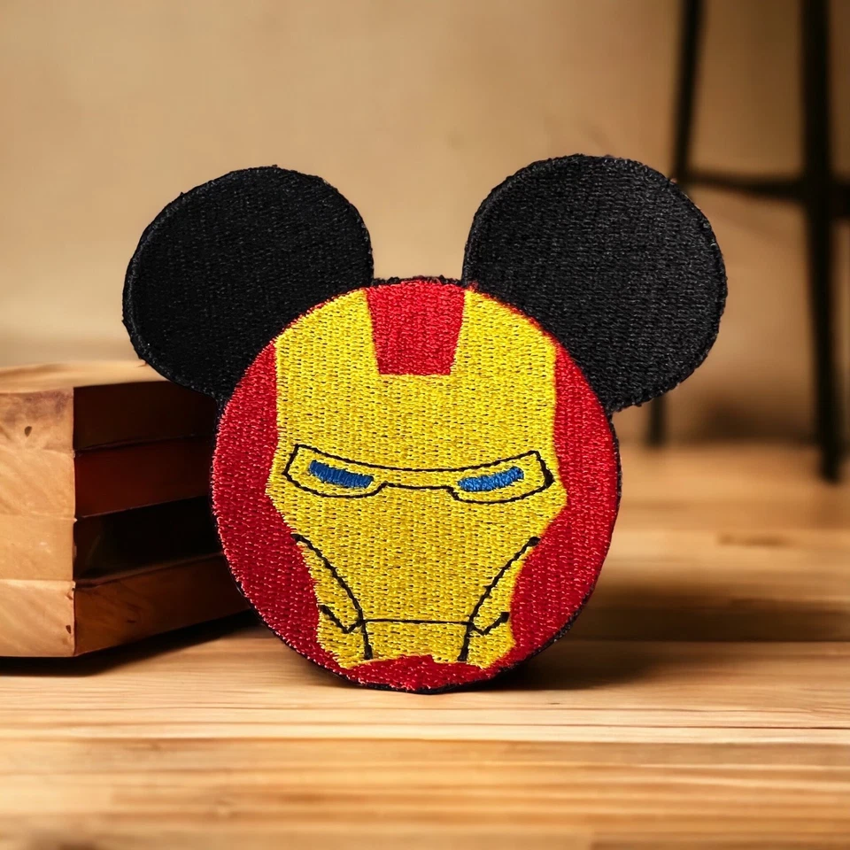 Iron Man Mickey Iron on Patch - Image 1 of 1