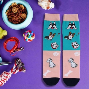 Divertidos Calcetines Perro 80% Algodón 3% Elásticos Unisex Talla Única Novedad Broma Regalo - Imagen 1 de 5