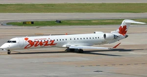 Bombardier CRJ-705 CRJ705 Air Canada Jazz Schreibtisch Holz Flugzeug Modell Large1/100 - Bild 1 von 10