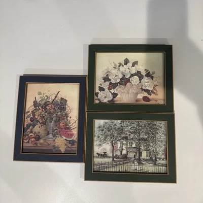 Three Country Print Wall Pictures 8” X 6” - Image 1 of 4