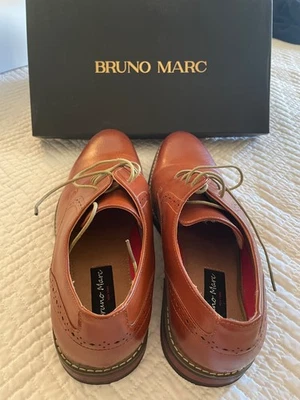 Tan Men’s dress Shoes Bruno Marc New York size 11 - Image 1 of 4