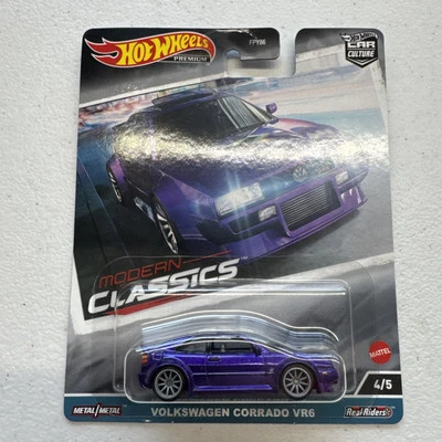 HOT WHEELS PREMIUM	- 2023 MODERN CLASSICS #4 VOLKSWAGEN CORRADO VR6 PURPLE - Image 1 of 4