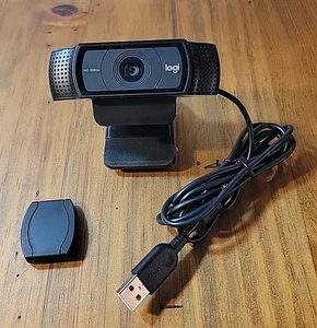 Logitech Pro C920 V-U0028 Webcam 1080P Full HD Camera Black - Tested Works! - Picture 1 of 8