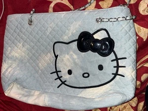 SANRIO HELLO KITTY QUILTED PURSE/SMALL TOTE/SHOULDER BAG - Picture 1 of 6