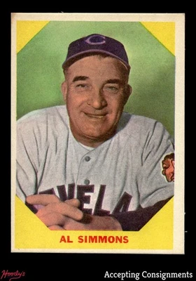 Fleer #32 1960 Al Simmons indios (en muy buen estado/excelente) Foto 1 de 2