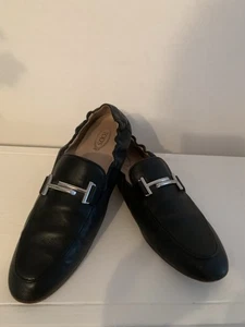 Tods Damen Loafers 41 schwarz double T Echtleder - Bild 1 von 9
