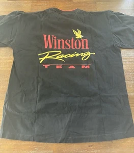 Vintage 90s Winston Racing T Shirt Single Stitch Double Collar XL Great... - Bild 1 von 3