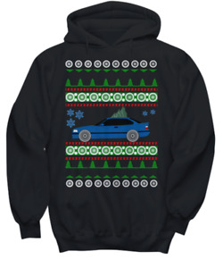 BMW E36 M3 V6 Ugly Christmas Sweater Jumper - Hoodie