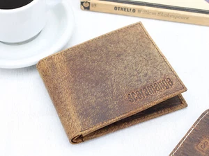 Scaramanga Mens Leather Wallet - Picture 1 of 4