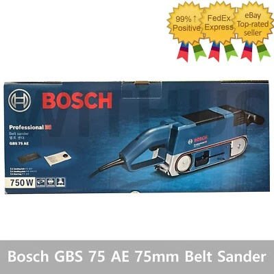 Bosch GBS 75 AE 75mm Belt Sander for Professional Woodworker AC 220V / 60HzOnly= - Image 1 of 4