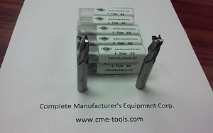 3/8" M42 cobalt end mills 4 flute 10pc for $66.00 #1009-CO-38-new - Picture 1 of 3