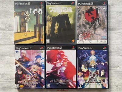 SONY PS2 ICO & Colossus with Wanda & Okami &  Fate & Melty Blood set from Japan - Image 1 of 4