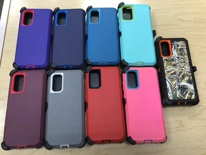 For Samsung Galaxy S20 Heavy Duty Case Cover with Clip - Picture 1 of 37