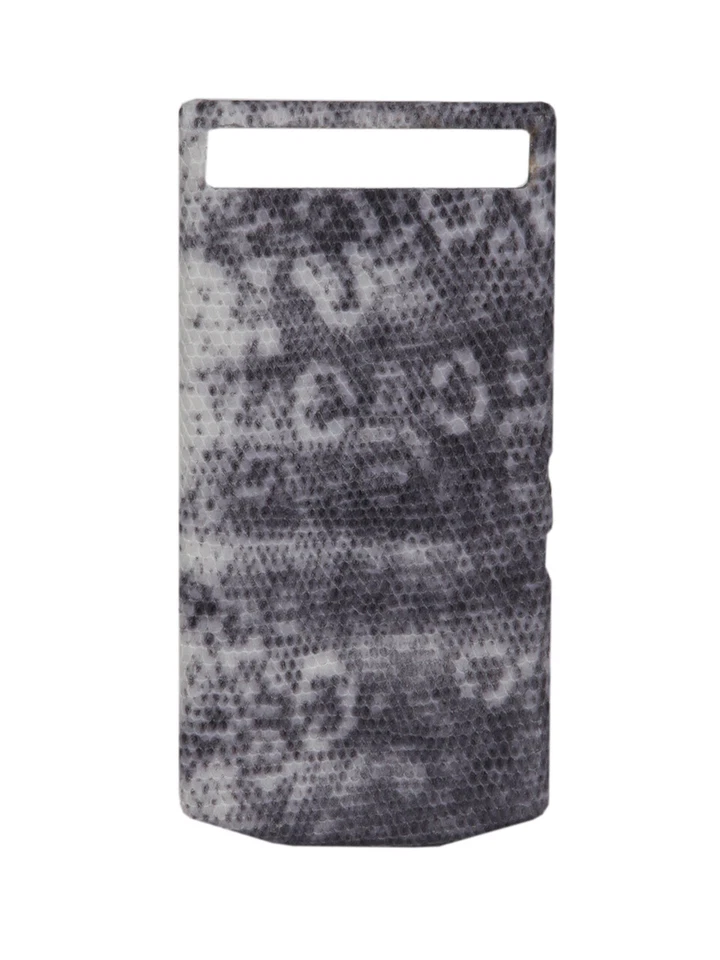 Porsche Desgin Leather Battery Door Cover for Blackberry P'9982 Lizard Grey - Image 1 of 1