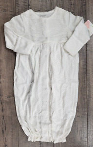 Baby Girl Clothes New! Starting Out 0-6 Month Lace Sleep Gown!!