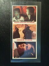 (1) 1981 Burger King Star Wars 3 Card Uncut Panel/Sheet New Cond PRINCESS LEIA! 