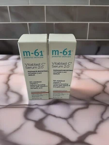M-61 Vitablast C Serum 2.0 Radiance Boosting VitaminC&E Serum Lot Of 2 - Picture 1 of 8