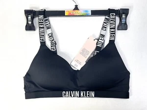 NWT Calvin Klein Women's S Intense Power Micro Lightly Lined Bralette QF7659 - Picture 1 of 8