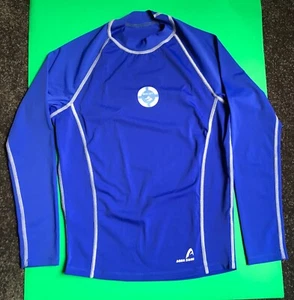 CAMISETA NATACIÓN AQUAZONE UNISEX JUVENIL AZUL TALLA MEDIANA - Q10 - Imagen 1 de 5