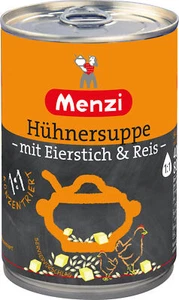 HÜHNERSUPPE mit Eierstich und Reis 1:1 von Menzi, 400ml