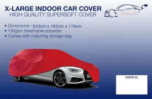 XL Red Indoor Car Cover Protector FOR MAZDA Rustler 1993-2004 - Picture 1 of 3