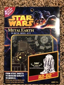 Metal Earth Star Wars R2-D2 Steel Model Kit Robot - Picture 1 of 2