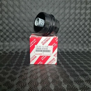 ORIGINAL TOYOTA AURIS HYBRID Ölfilter Gehäuse Kappe Abdeckung 15620-37010 RM 1. POST - Bild 1 von 6