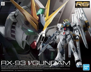 RG Real Grade 1/144 Plastic Model Kit NU Gundam Bandai - Picture 1 of 7