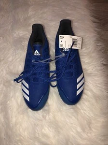 New Men's adidas Icon Bounce Metal Baseball Cleats Blue Size 8 - Bild 1 von 3